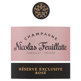 Nicolas Feuillatte Rosé Champagne 75cl, imported from the UK