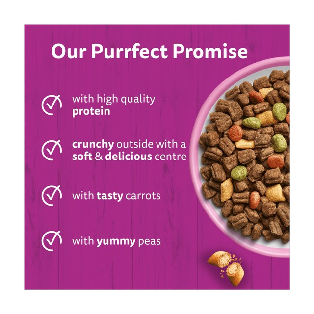 Whiskas dry cat food with salmon 800g (British brand)