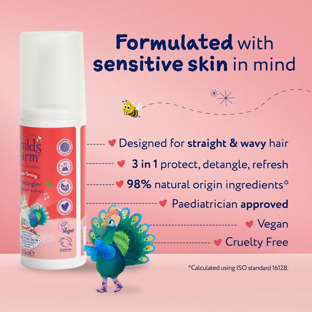 Childs Farm hair detangler Strawberry & Mint 100ml - British product
