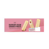 M&S Raspberry Cream Sandwich Fingers biscuits 2 x 150g, imported from the UK