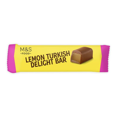 M&S M&S Lemon Turkish Delight Chocolate Bar 48g- Buy online at McGrocer
