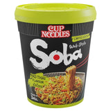 Nissin Soba Pad Thai instant noodle pot - British product