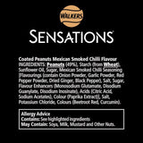 Walkers coated peanuts Mexican smoked chilli 150g (British brand)