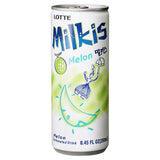 Lotte Milkis Melon Flavour carbonated drink can, imported from the UK