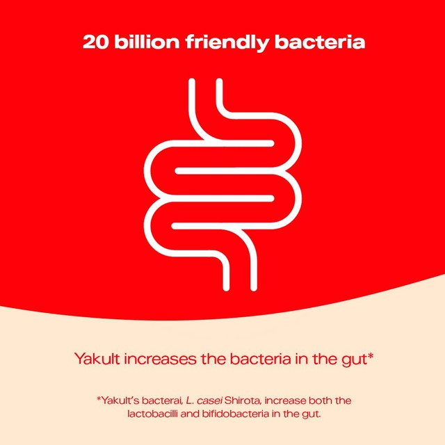 Yakult probiotic drink original vanilla 8 x 65ml (British brand)