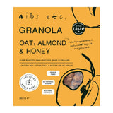 nibs etc. Oat, Almond & Honey granola 450g, imported from the UK