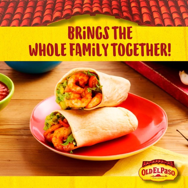 Old El Paso Original Tortilla Pocket Kits 375g, imported from the UK