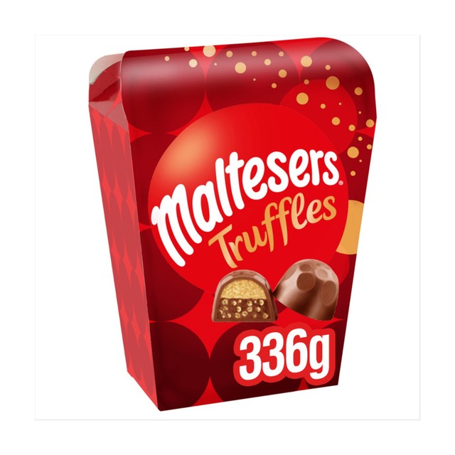 Maltesers milk chocolate truffles gift box 336g, imported from the UK
