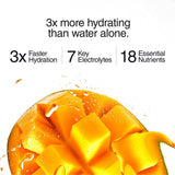 Phizz Mango flavoured hydration electrolyte vitamin tablets 20 tablets, imported from the UK