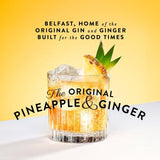 Jawbox pineapple and ginger gin liqueur 70cl, UK version