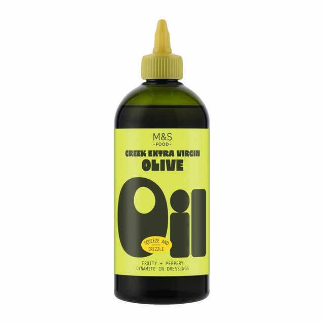 M&S Greek extra virgin olive oil, imported from the UK