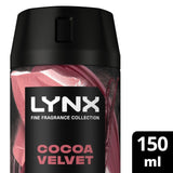 M&S Lynx Fine Fragrance Collection Cocoa Velvet Premium Deodorant Body Spray for Men 150ml- Buy online at McGrocer