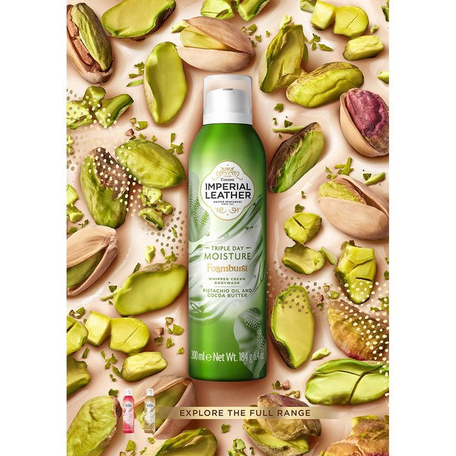Imperial Leather Shower Gel Pistachio Oil & Cocoa Butter 200ml, UK version