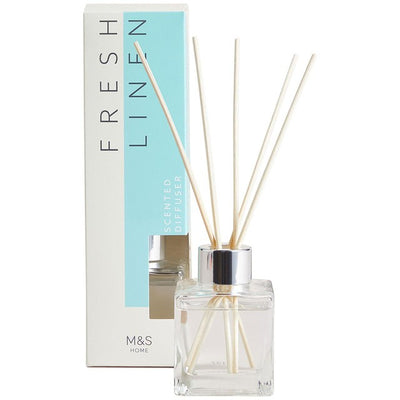 M&S M&S Fresh Linen Reed Diffuser 80ml- Buy online at McGrocer