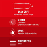 Durex Thin Feel Enhanced Sensitivity Close Fit Condoms 12 Pack - British product