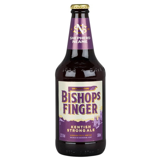Shepherd Neame Bishops Finger Strong Ale 500ml (British brand)