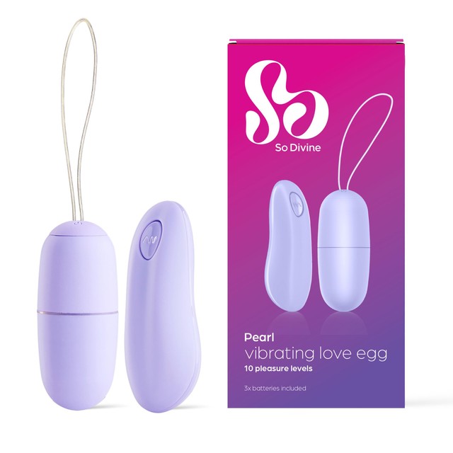 So Divine pearl remote control love egg (British brand)