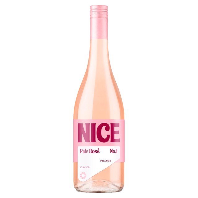Nice Pale Rosé wine 75cl, imported from the UK