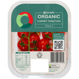 Ocado organic cherry tomatoes on the vine 200g, imported from the UK
