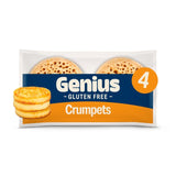 Genius gluten-free crumpets 4 per pack, UK version