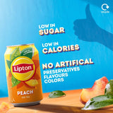 Lipton peach flavoured ice tea 330ml can, UK version