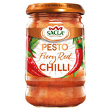 M&S Sacla Fiery Red Chilli Pesto 190g- Buy online at McGrocer