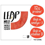 LEAP smoked sockeye salmon 100g, UK version