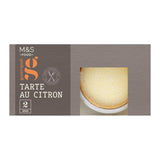 M&S M&S Gastropub Tarte Au Citron Pastry Dessert 2x70g- Buy online at McGrocer