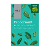 M&S peppermint tea bags 40 tea bags, imported from the UK