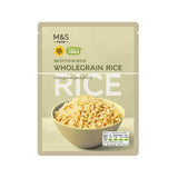M&S microwave wholegrain rice 250g, imported from the UK