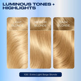 Clairol Nice'n Easy hair dye 10B Extra Light Beige Blonde - British product