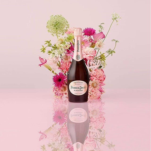 Perrier-Jouët Blason Rosé Champagne 75cl bottle, imported from the UK