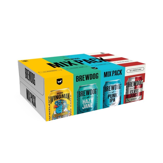 BrewDog mixed beer pack 12 x 330ml - British product