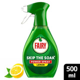 M&S Fairy Skip the Soak Power Spray Lemon Dishwashing and Surface Cleaner 500ml- Buy online at McGrocer