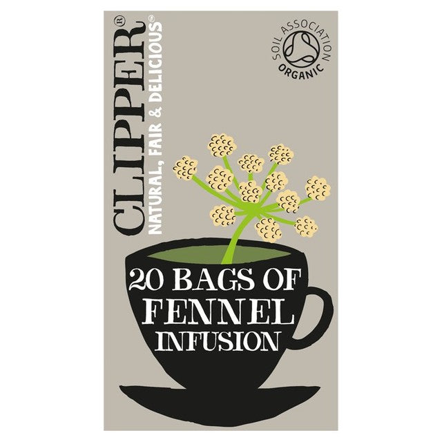 Clipper organic fennel tea bags 20 pack - British product
