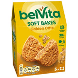 Belvita golden oats bakes breakfast biscuits 5 per pack - British product