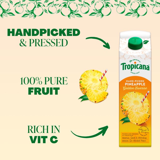Tropicana Sensations pineapple juice 850ml (British brand)