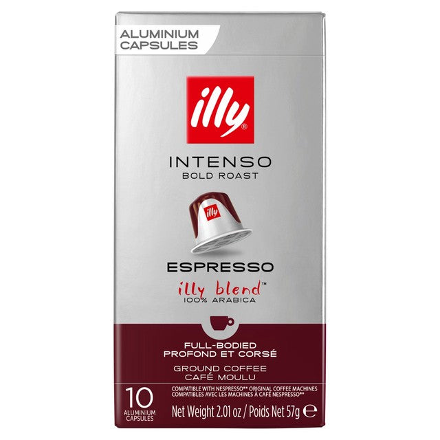 Illy Intenso espresso capsules 10 pack, UK version