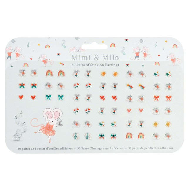 Rex International Mimi and Milo stick on earrings, imported from the UK