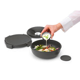 Brabantia salad bowl dark grey 1.3L - British product