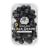 M&S Seedless Black Grapes Fresh Fruit 500g