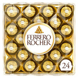 Ferrero Rocher Milk Chocolate Pralines Gift Box 24 Pieces 300g
