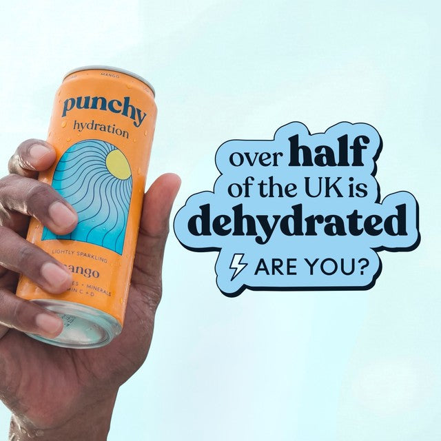 Punchy mango sparkling drink 330ml, imported from the UK