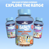 Natures Aid Bluey bone support vitamin gummies tropical flavoured 30 gummies, imported from the UK
