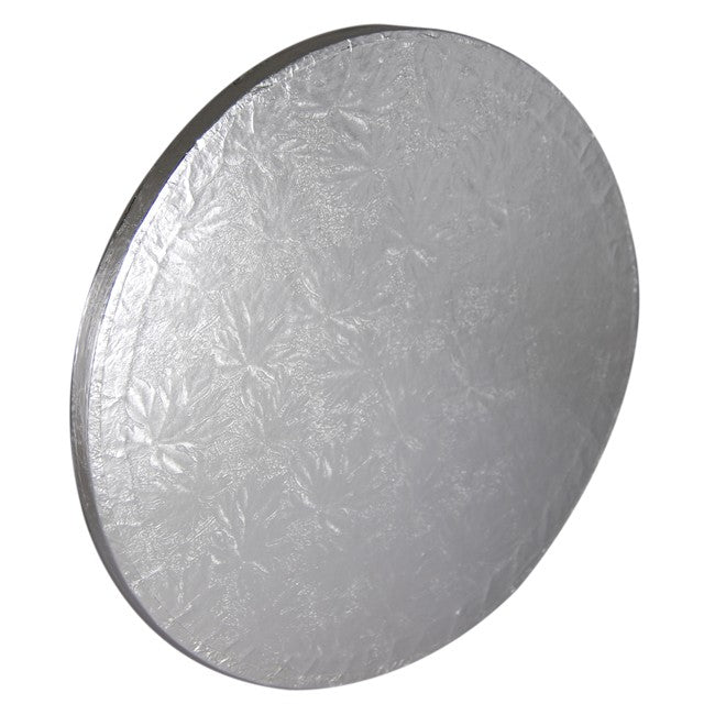 Anniversary House silver round cake drum 25cm (British brand)