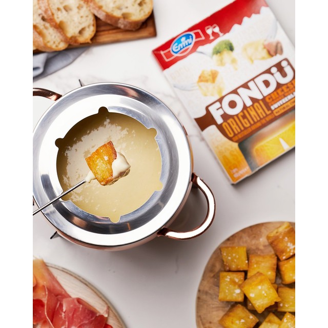 Emmi Swiss cheese fondue 400g - British product
