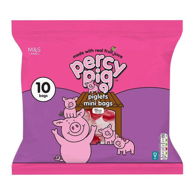 Marks and Spencer Percy Pig fruit gums multipack, imported from the UK