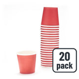 M&S Duni Small Red Party Shot Cups Paper Shot Cups 20 per pack- Buy online at McGrocer