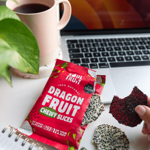 Soul Fruit Soft Dried Dragon Fruit 30g (British brand)