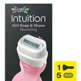 M&S Wilkinson Sword Intuition 2in1 Ultra Moisture Women's Shaving Razor XXL Pack- Buy online at McGrocer